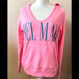 Billabong pink del mar tunic hoodie medium